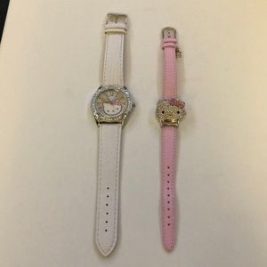 Hello Kitty Watches Set (Used,Needs New Batteries)